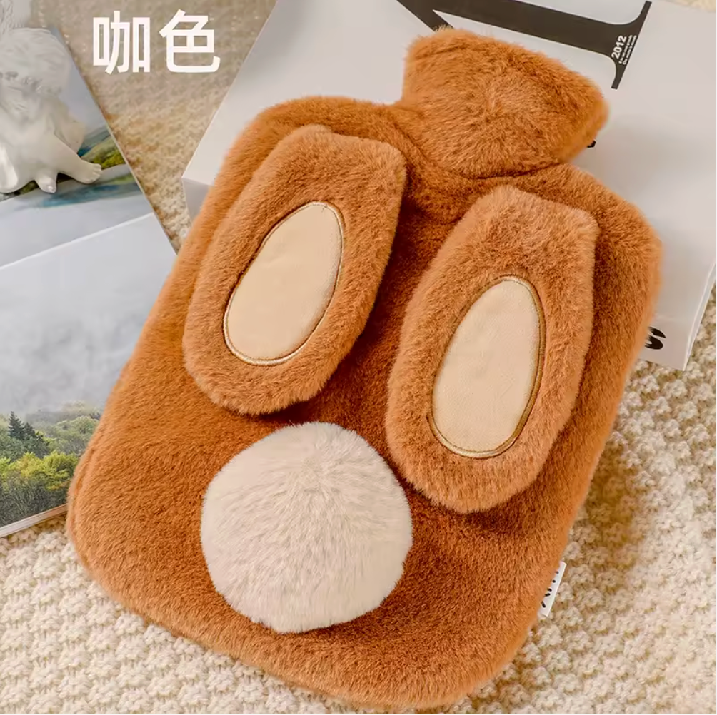 Cute Bunny Fur Hot Water Bag